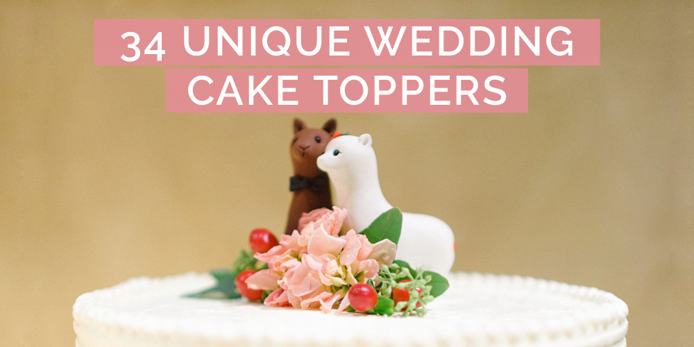 34 Unique Wedding Cake Toppers